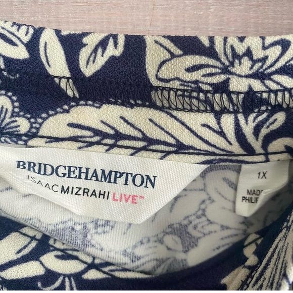 Bridgehamton blue floral skirt size 1X - Picture 4 of 5
